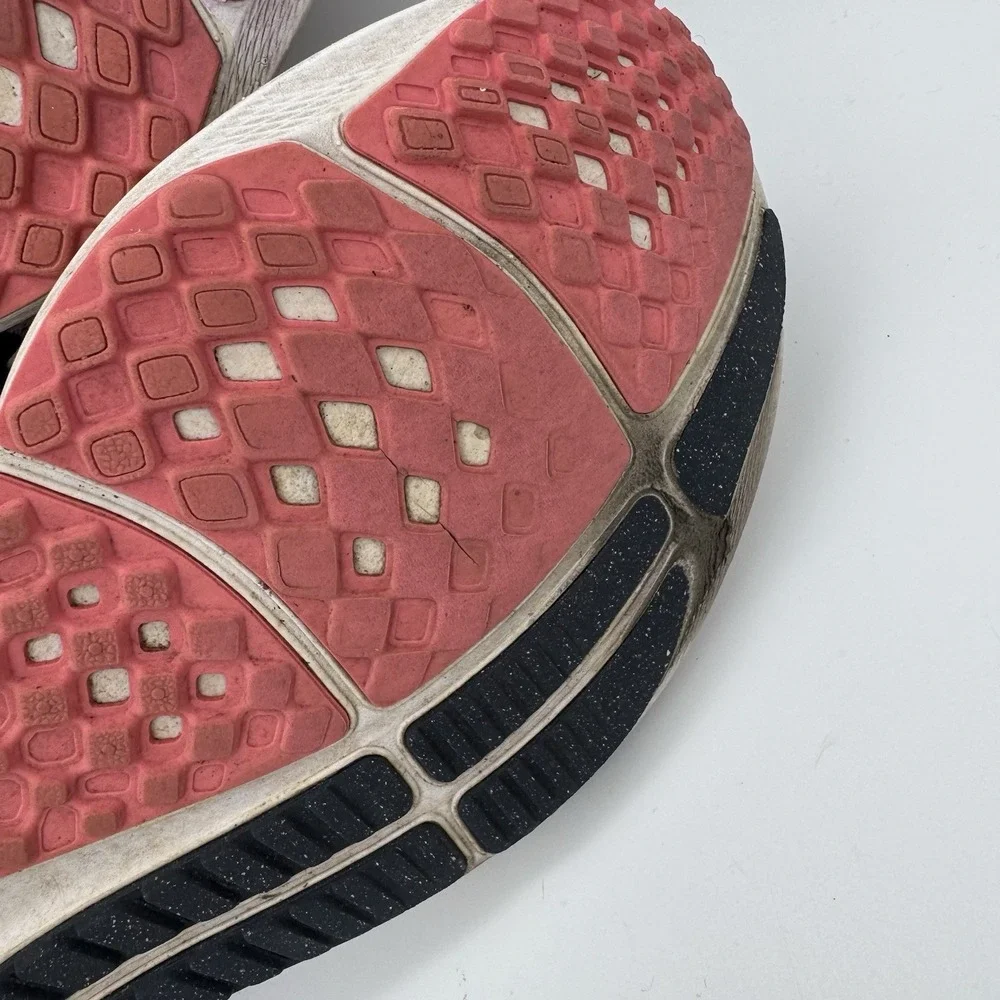 Nike Pegasus 40 Premium DV7890-600 Pink Coral Chalk White Navy Women's 8 EUC